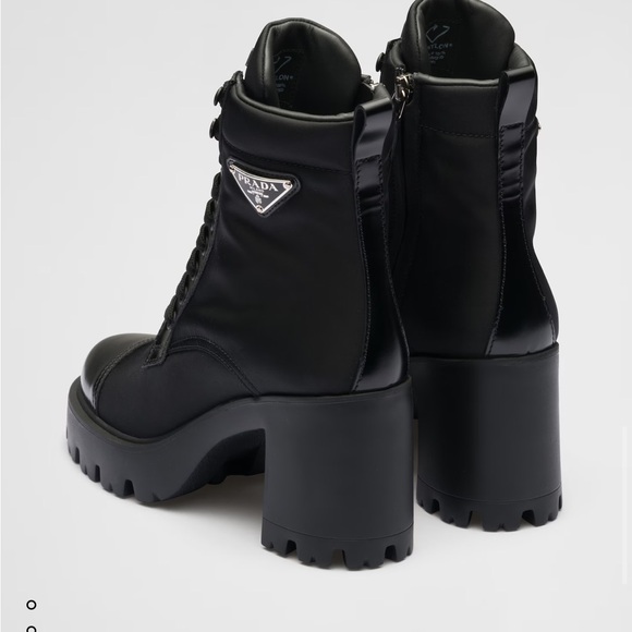 Prada Shoes - Prada Re-Nylon Combat Boots